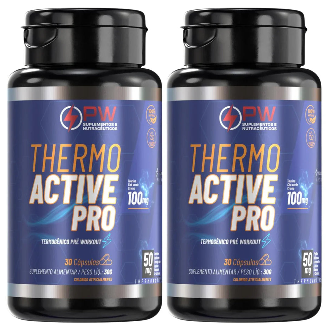 Thermo Active Pro Blend Cafeína Taurina e L-Carnitina