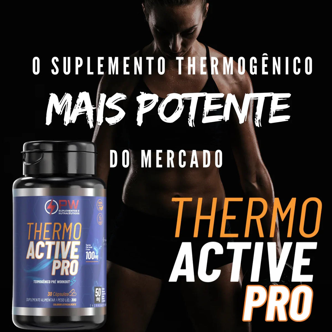 Thermo Active Pro Blend Cafeína Taurina e L-Carnitina