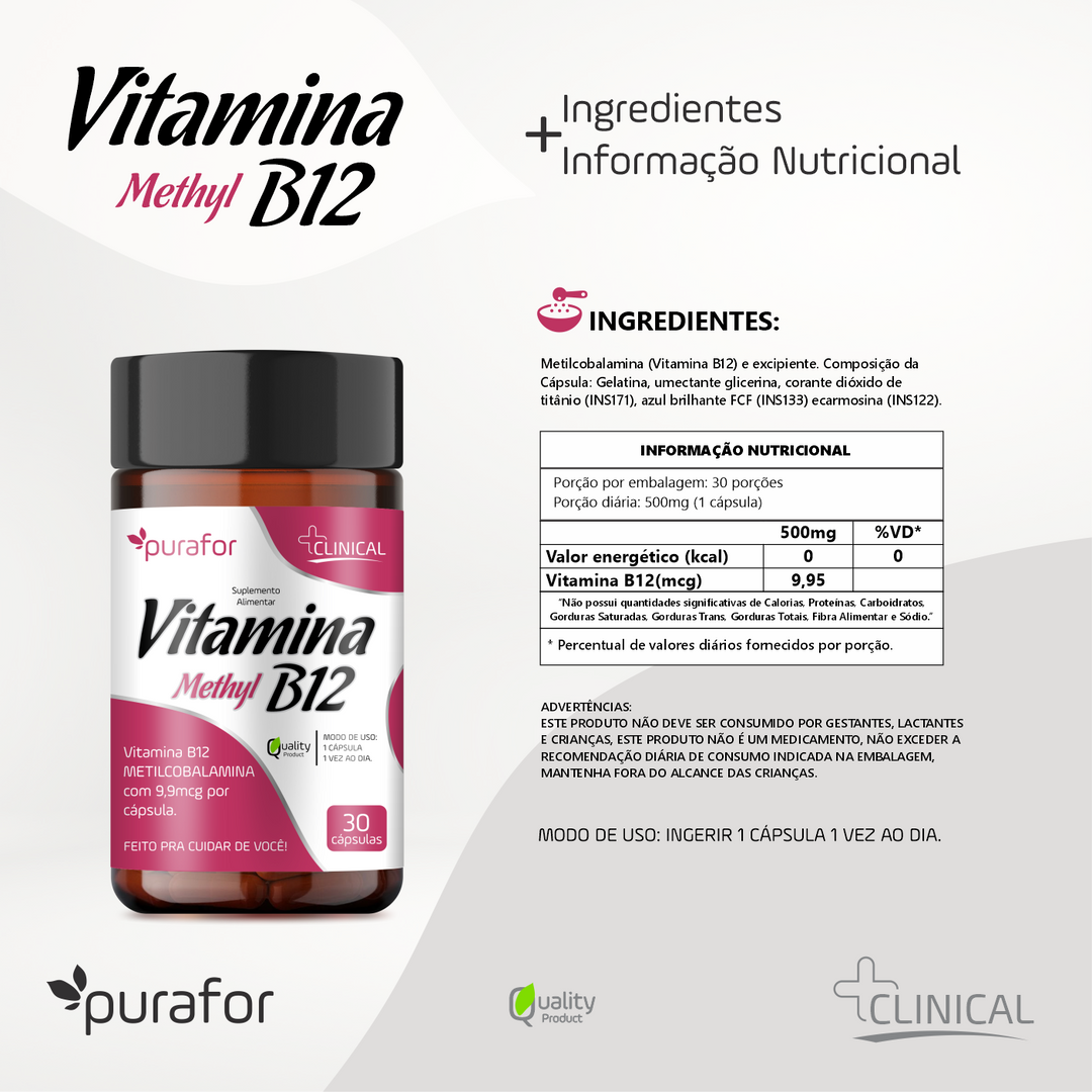 Vitamina B12 Metilcobalamina B12 Completo