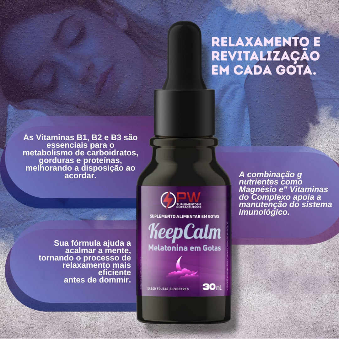 Keepcalm Melatonina em Gotas