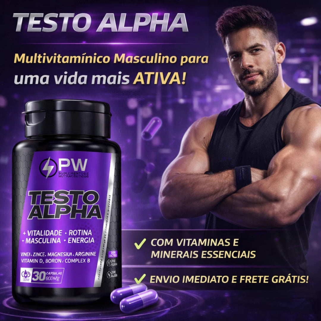 Testo Alpha Blend Vitaminas Masculinas