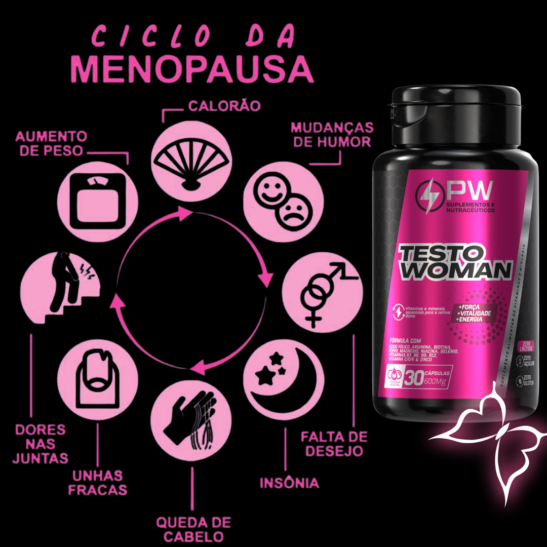 Testo Woman Multivitamínico Feminino Energia e Vitalidade