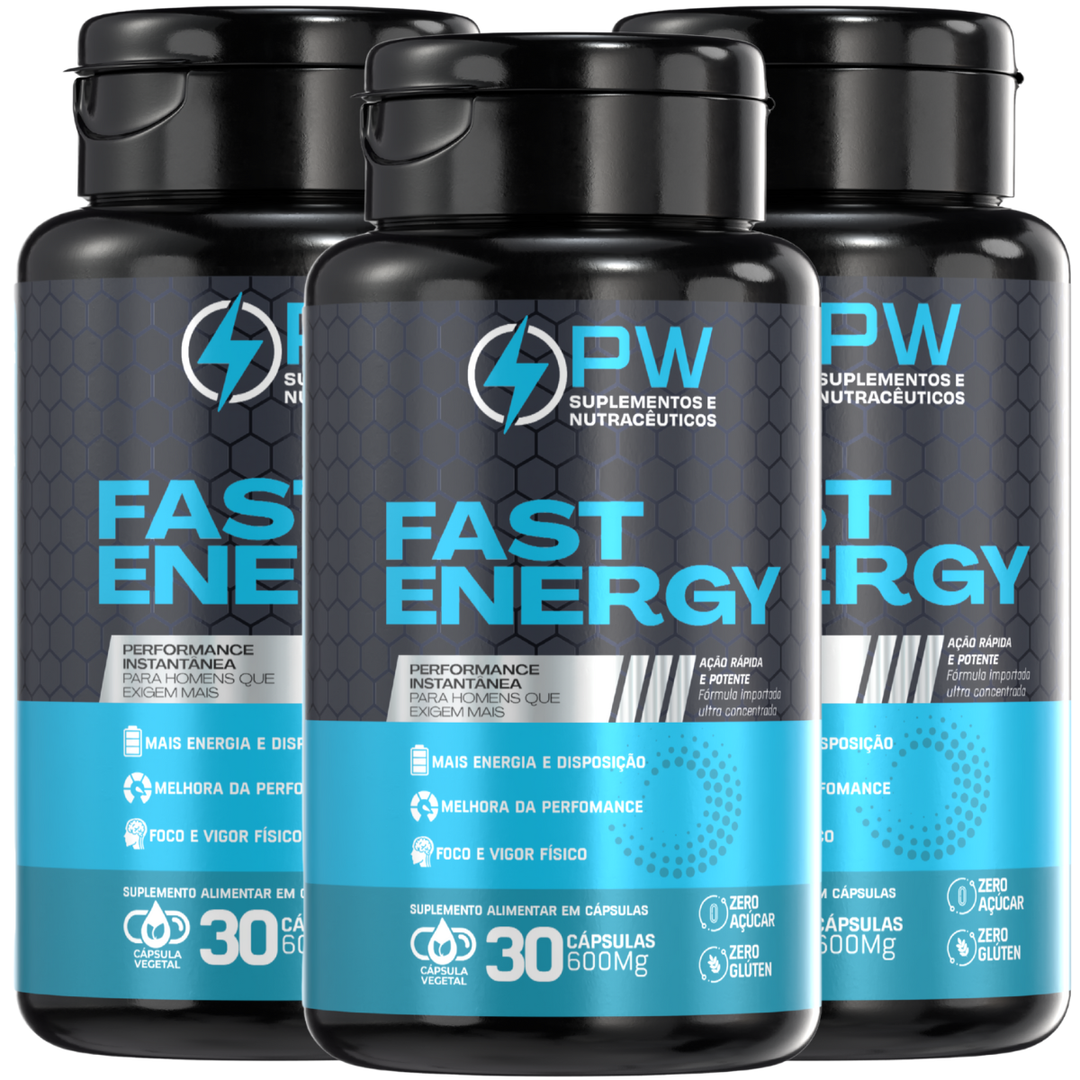 Fast Energy Blend Masculino Arginina Vitaminas e Taurina