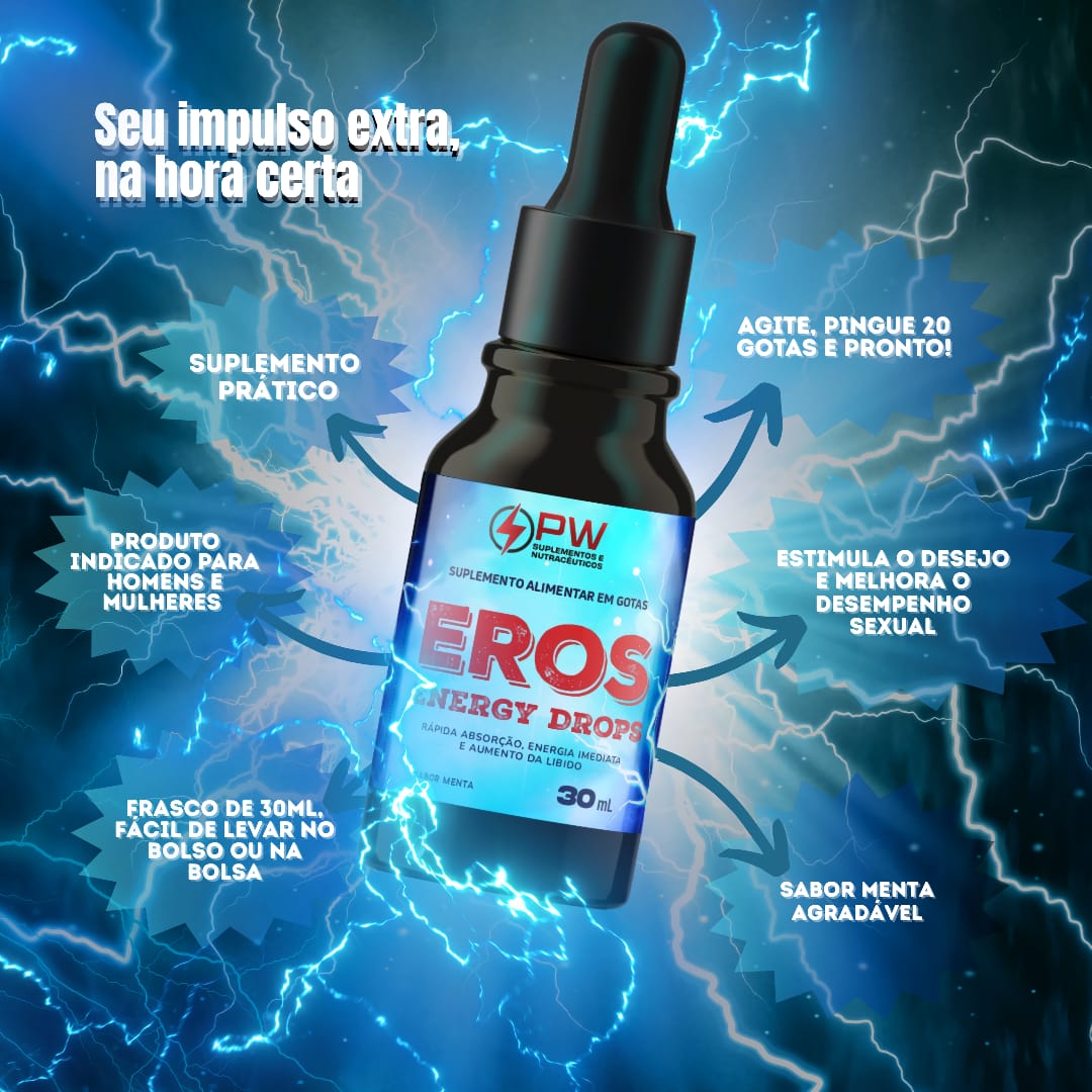 Eros energy drops blend em gotas