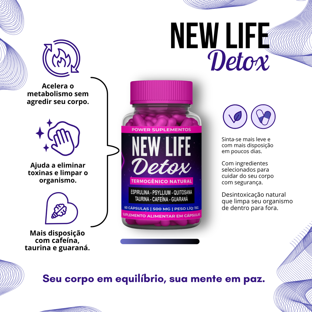 New Life Detox Digestivo Natural Concentrado