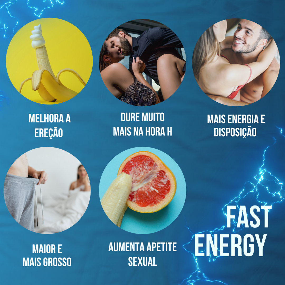 Fast Energy Blend Masculino Arginina Vitaminas e Taurina