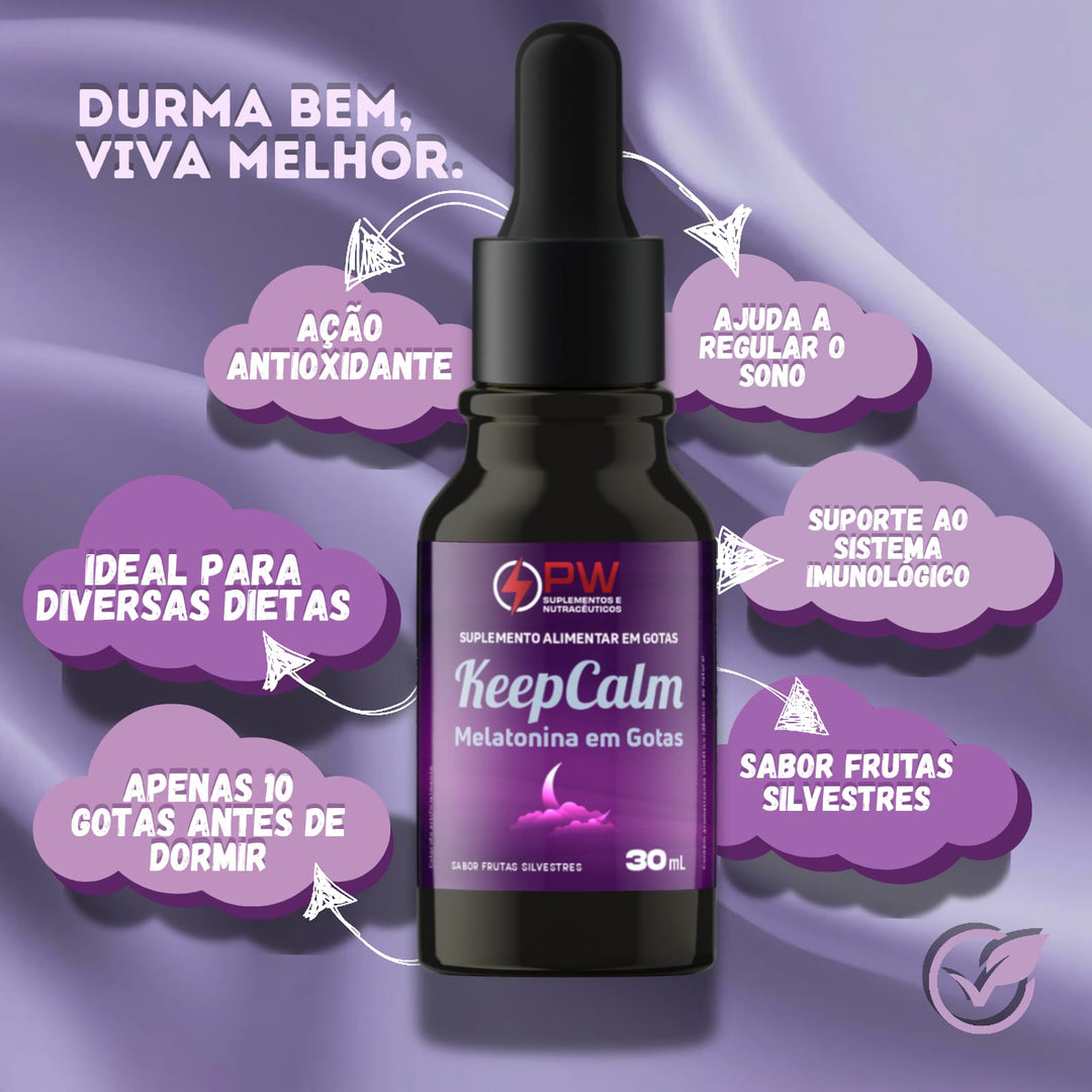 Keepcalm Melatonina em Gotas