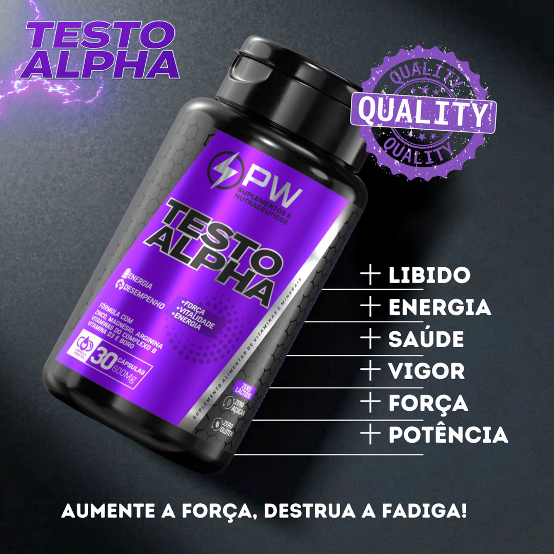 Testo Alpha Blend Vitaminas Masculinas
