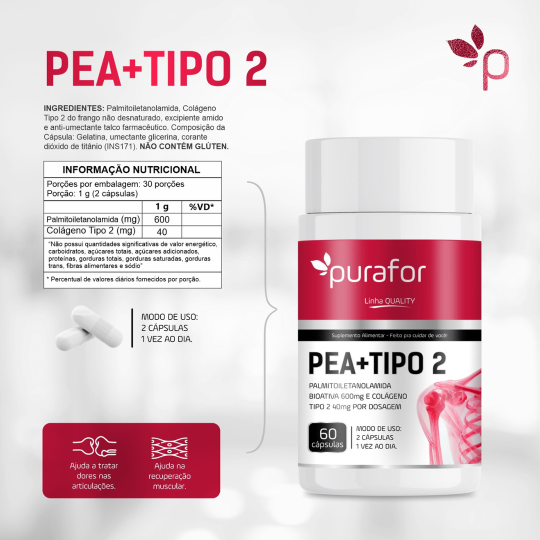 PEA Palmitoiletanolamida + Tipo 2