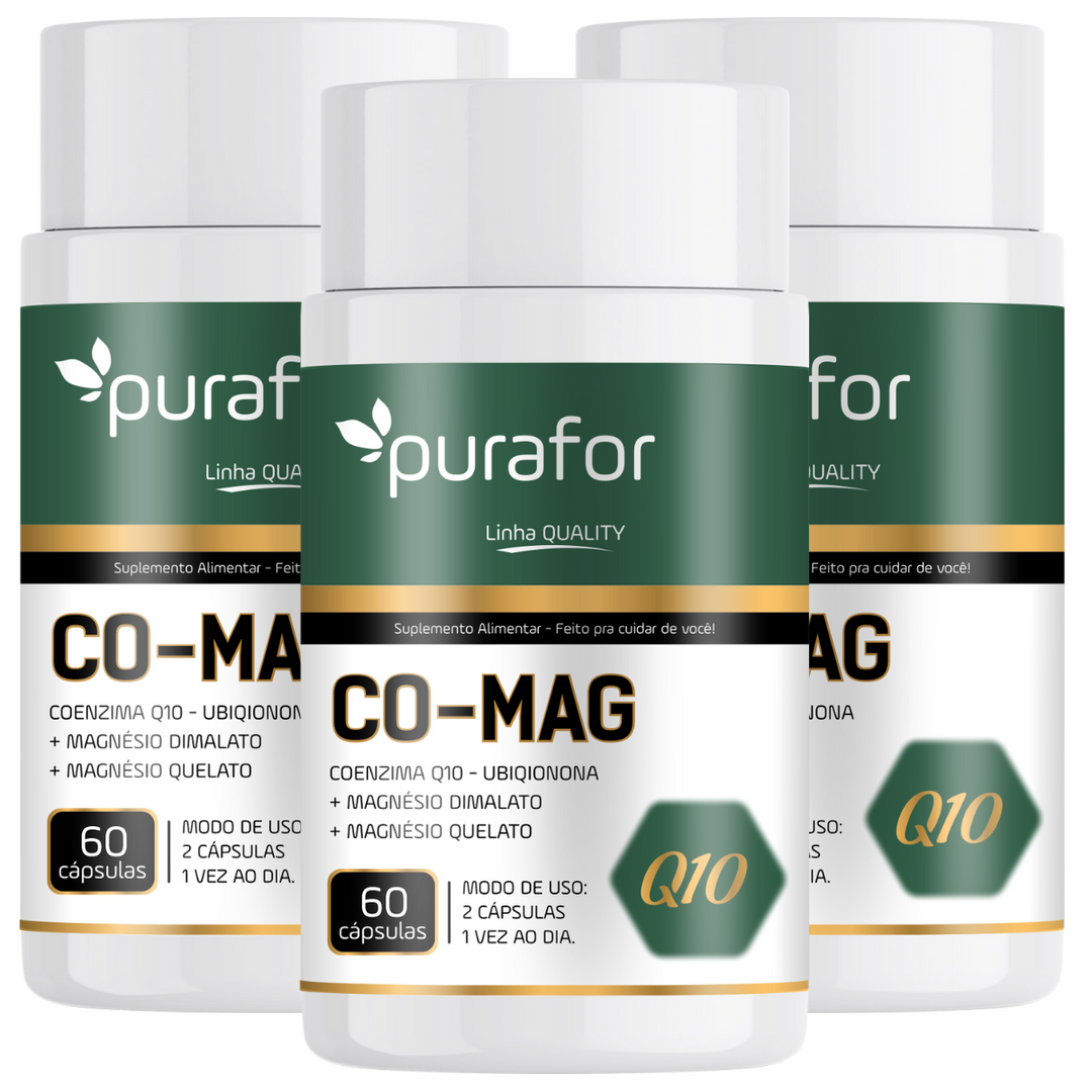 CO-MAG - Coenzima Q10 (Ubiquinona) + Magnésios