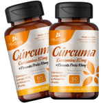 Carregar imagem no visualizador da Galeria, Fitoterapico de 95% Curcuma Longa com Pimenta Preta 60 Cps
