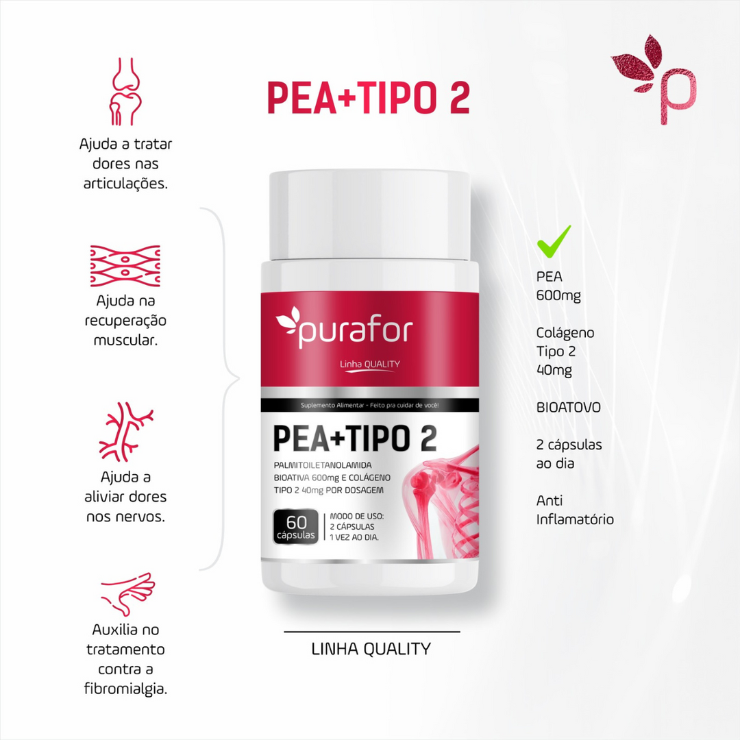 PEA Palmitoiletanolamida + Tipo 2