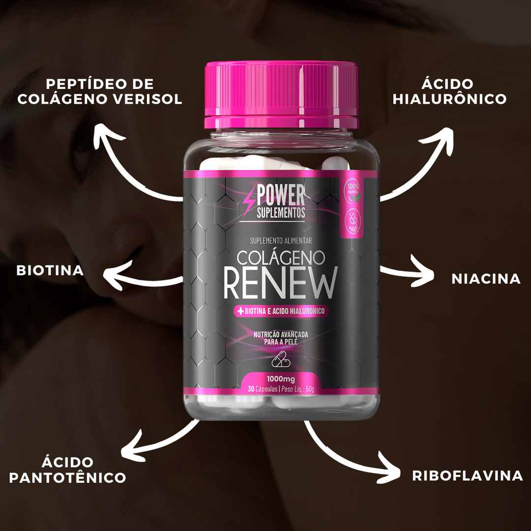 Colágeno Renew com Verisol + Ácido Hialurônico