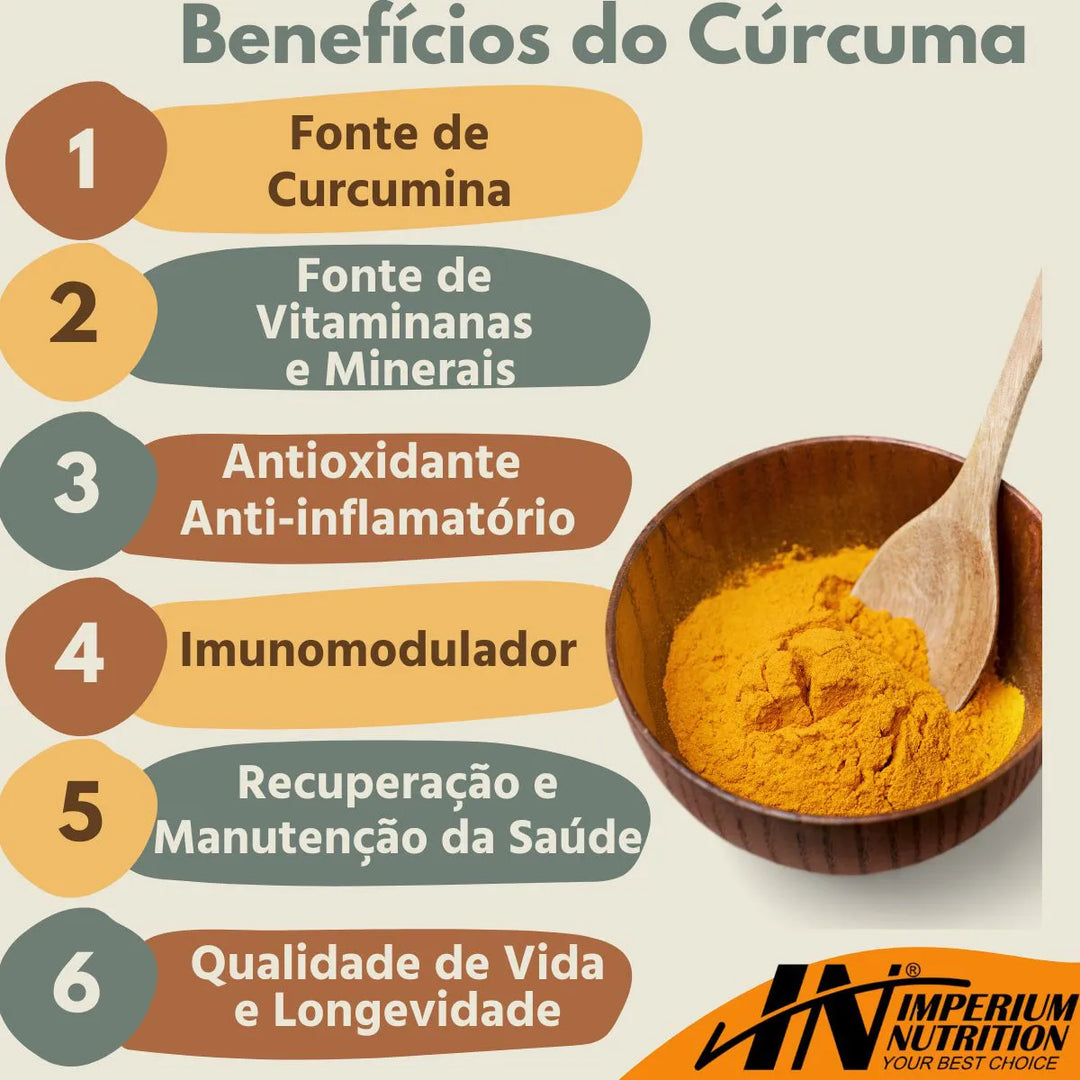 Fitoterapico de 95% Curcuma Longa com Pimenta Preta 60 Cps