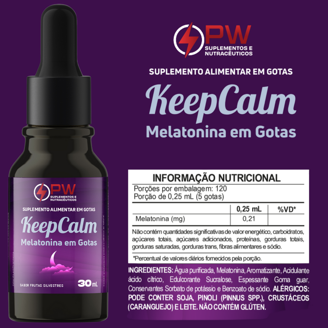 Keepcalm Melatonina em Gotas