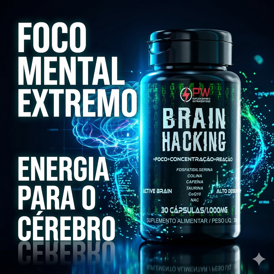 Brain Ative Blend Nootrópico Foco e Energia Mental