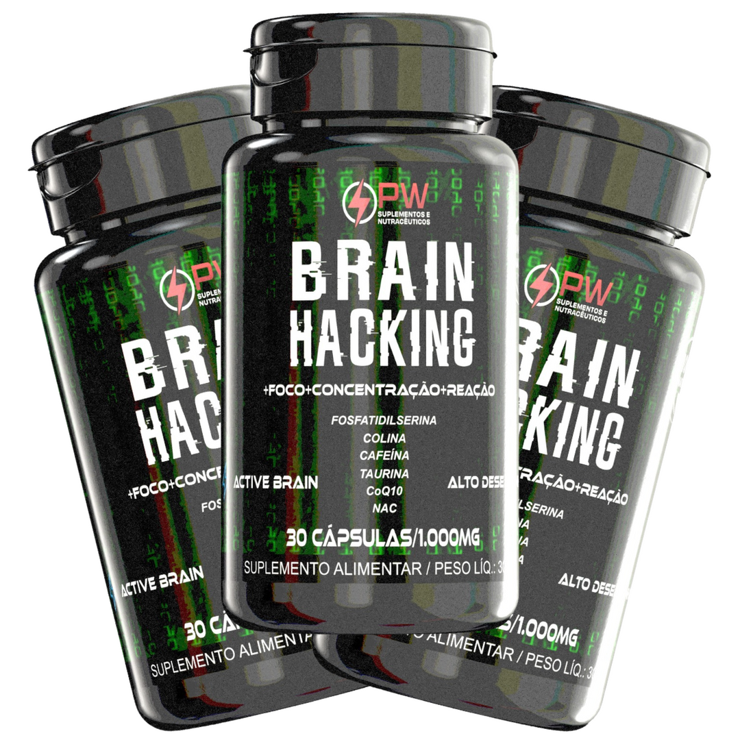 Brain Ative Blend Nootrópico Foco e Energia Mental