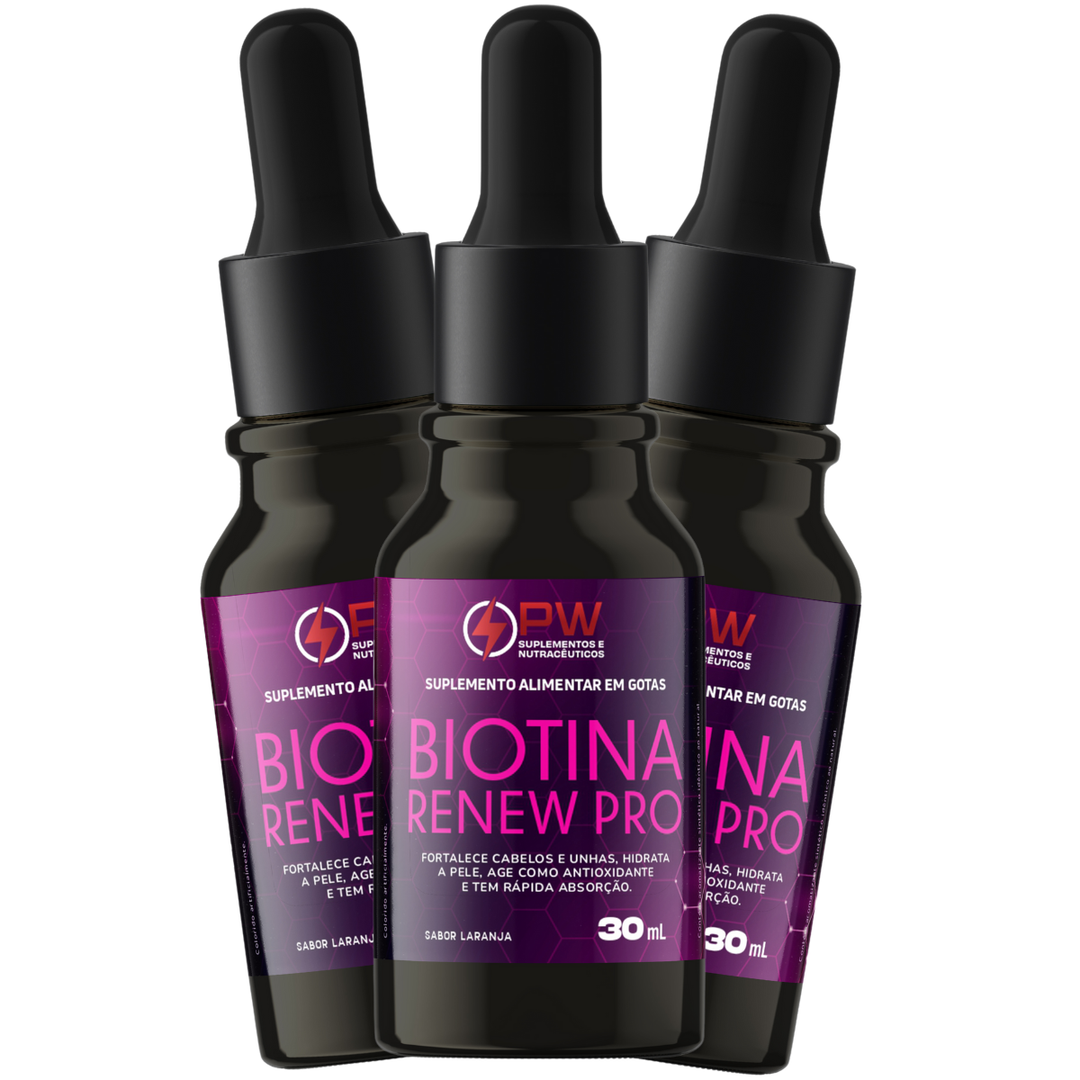 Biotina Renew Pro Blend em Gotas