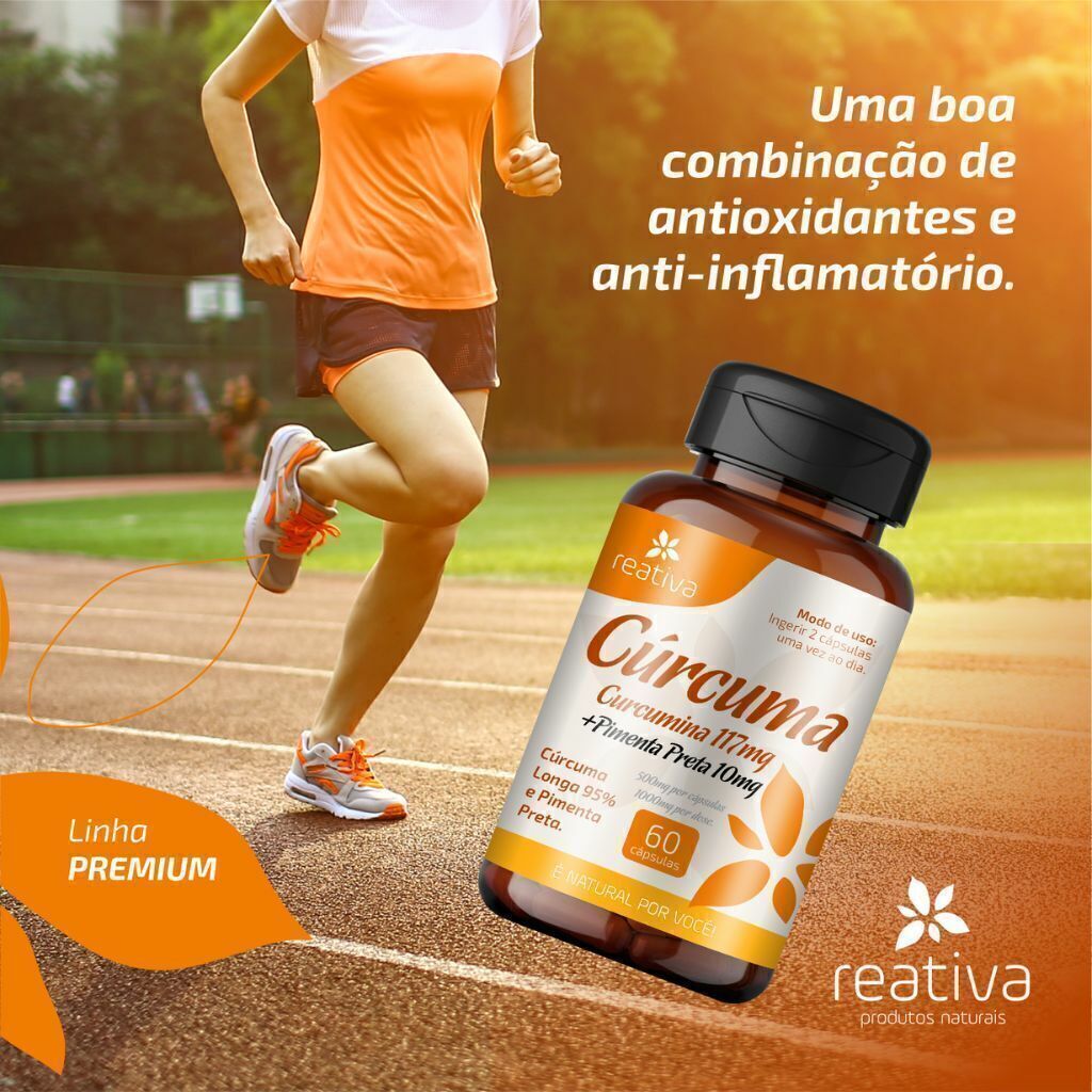Fitoterapico de 95% Curcuma Longa com Pimenta Preta 60 Cps