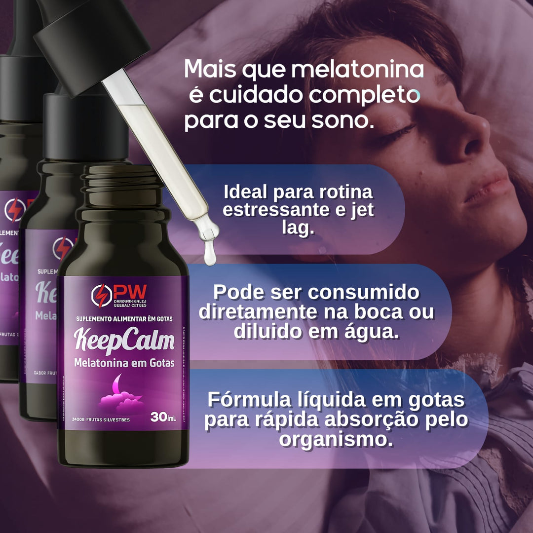 Keepcalm Melatonina em Gotas