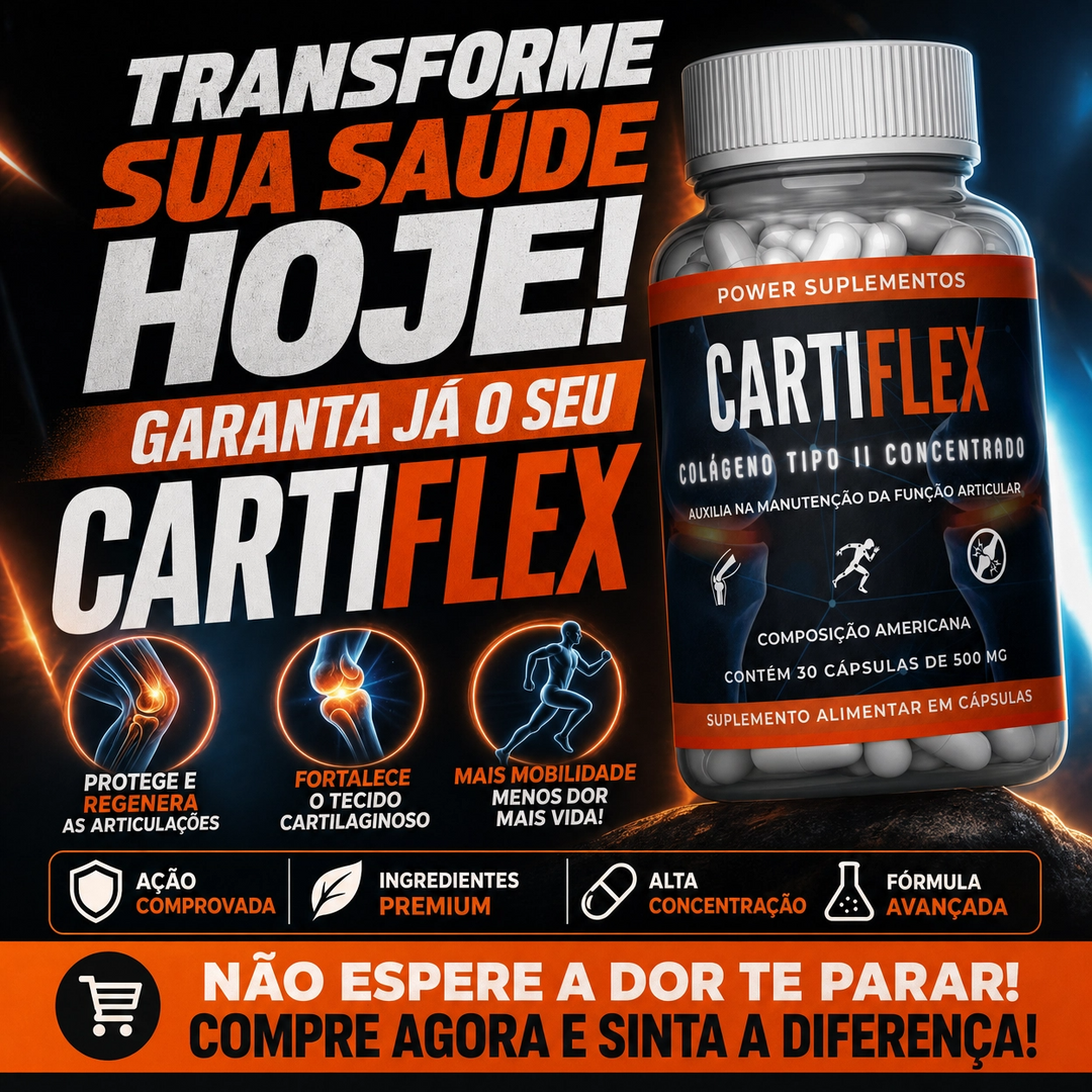 Cartiflex Colágeno Tipo II + Curcumina + Vitamina D