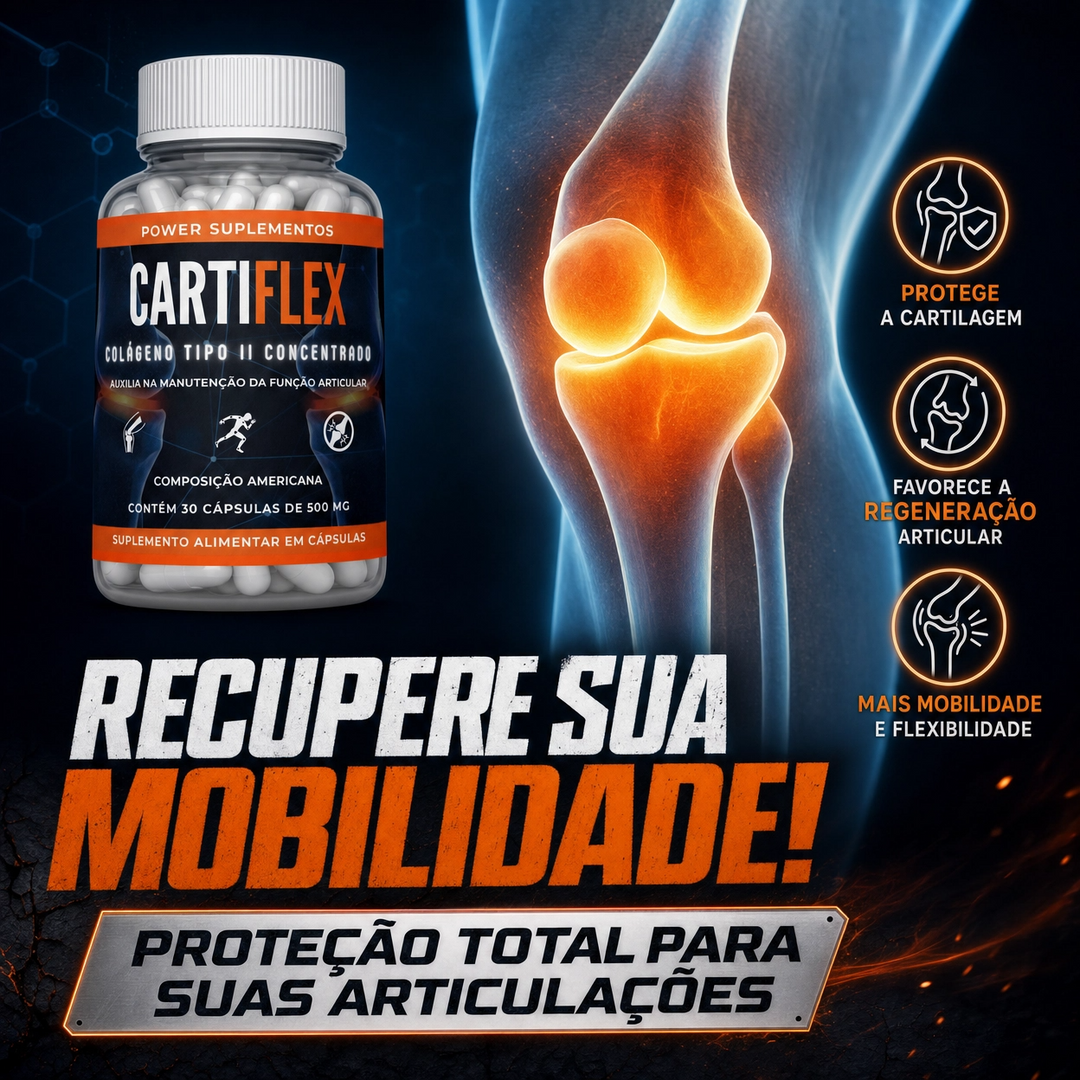 Cartiflex Colágeno Tipo II + Curcumina + Vitamina D