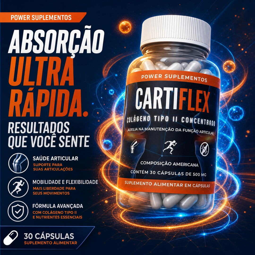 Cartiflex Colágeno Tipo II + Curcumina + Vitamina D