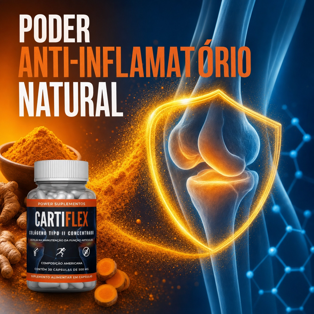Cartiflex Colágeno Tipo II + Curcumina + Vitamina D