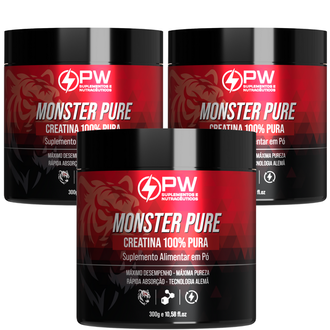 Creatina Monster 100% Pura Monohidratada