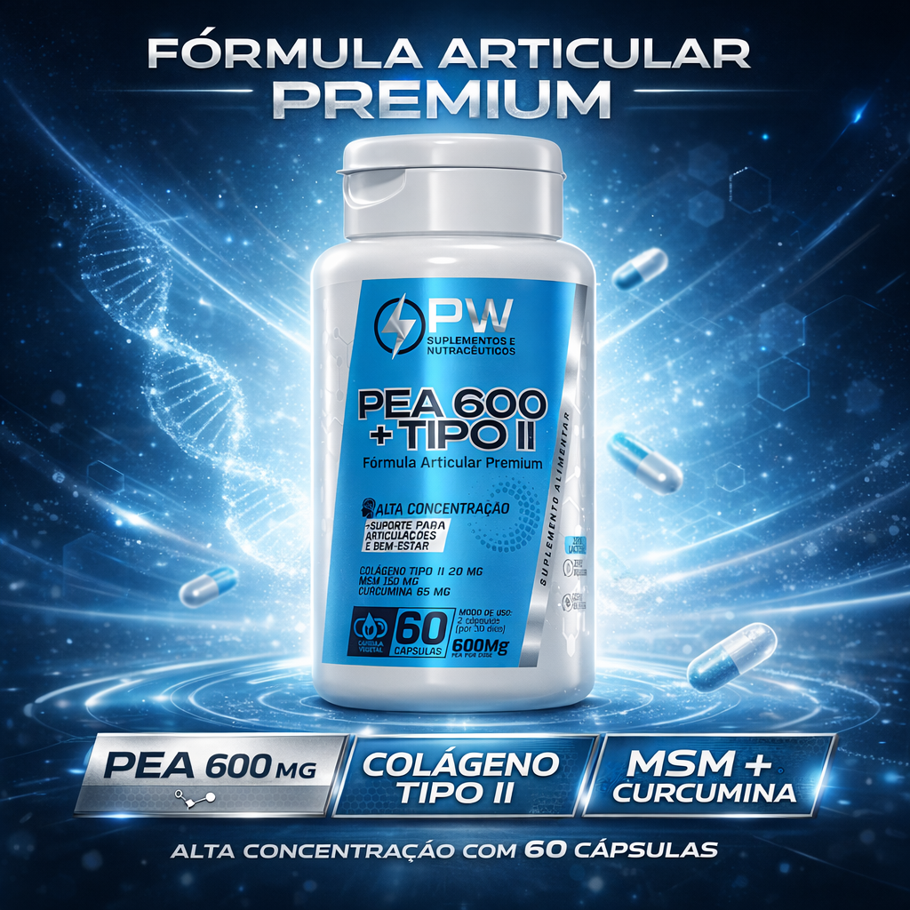Pea600 + colágeno tipo 2 blend articular