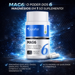 Carregar imagem no visualizador da Galeria, MAG6 - 6 Magnésio em 1 Cápsula
